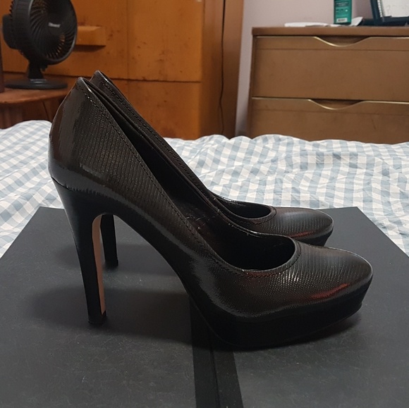 Calvin Klein Shoes - Calvin Klein Black Platform Heels Pumps